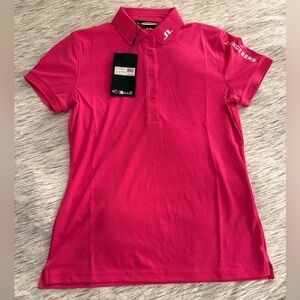 J.Lindeberg Pink Polo Shirt